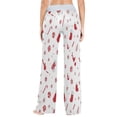 thumbnail image 4 of Small Women's Comfy Casual Pajama Pants Stretch Fabric Suitable for Yoga Pants Hippie Pants，The Best Holiday Gifts for Women Cane Sugar and Snowflakes, 4 of 7