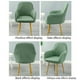 thumbnail image 5 of Funda para silla trilateral Naiovety poliéster Elástico duradero decoración del hogar violeta claro, 5 of 6