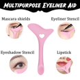 thumbnail image 2 of Plantillas para delineador de ojos, puntas de ala, ayuda para delineador de ojos de silicona, ayuda para dibujar, ayuda para usar, aplicador de máscara, herramienta de maquillaje fácil, reut, 2 of 5