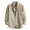 06#Beige, variant on Cotton Plaid Shirts for Men Regular Fit Big and Tall Casual Shirts Long Sleeve Snap Button Down Shirts with Pockets