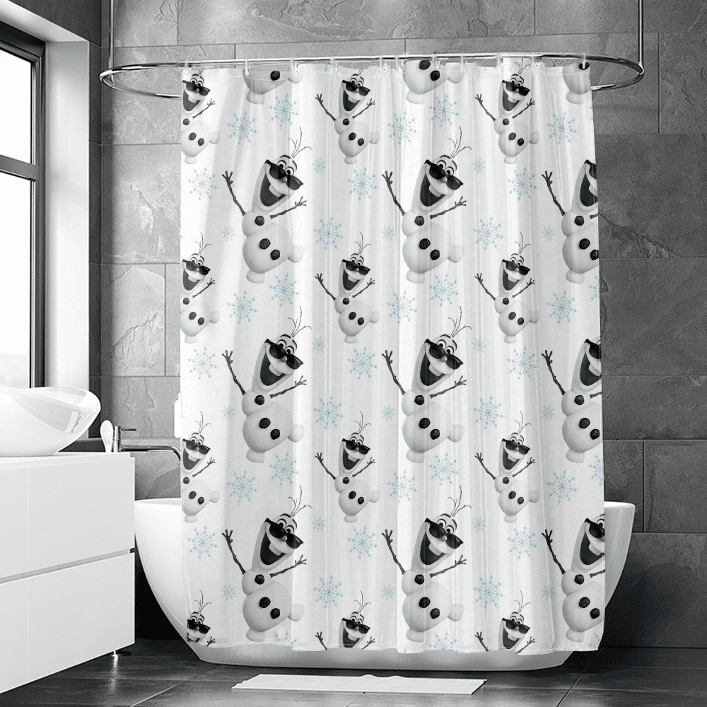 Frozen Shower Curtain, Shower Curtains For Bathroom Sets Water