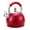 Red, variant on HausRoland Stainless Steel Whistling Kettle with Ergonomic Silicone Handle 3.2 Qt (3 L) Tea Kettle for Stove Top Blue