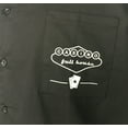 thumbnail image 5 of Black Men Shirt Solid Color Casual Workshirt, 5 of 5
