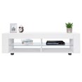 thumbnail image 2 of Étagère TV, Meuble TV Blanc Table TV pour Salon, 2 of 7