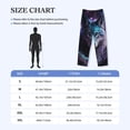 thumbnail image 4 of Naloa Purple Sky Wolf Pajama Pants Men, PJ Bottoms, Sleep & Lounge Pants-X-Large, 4 of 6