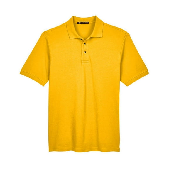 Harriton Ringspun Cotton Pique Short Sleeve Polo M200 SUNRAY YELLOW S