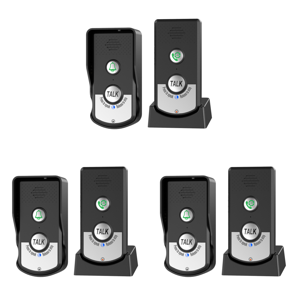 Intercomunicador Inalámbrico De 2 Vías - Alcance 1000 M, Resistente Al Agua, Ideal Para Casa U Oficina