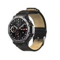 thumbnail image 1 of Red Leather Watch Strap with Connector, 1 of 5