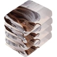 thumbnail image 3 of Coolnut Brown Highland Cows Washcloths, Soft and Absorbent Cotton Towel, 4 Pack 12 X 12 Inches Premium Quick Dry Face Towel Wash cloth, 3 of 7
