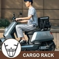 thumbnail image 4 of Luxshiny Porta Carga Para Motocicleta De Hierro Negro Con Estructura Resistente Y Desmontable Para Exteriores, 4 of 7