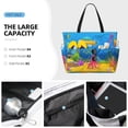 thumbnail image 4 of Rocae Submarine And Landscape for Large Women's Waterproof Beach Bag Tote with 7 Pockets Pool Bag for Travel Gym Vacation, 4 of 6