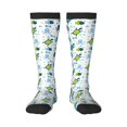 thumbnail image 2 of Lsque Cartoon Sea Creatures Printed Crew Socks Men's Women's LightWeight Thin Casual Calf Socks ,Knee High Socks,Cotton Socks, 2 of 9