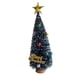 thumbnail image 5 of Mini árbol de Navidad Árbol de Navidad en miniatura Decoración navideña Artificial Azul Verde 16cm, 5 of 9