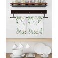 thumbnail image 3 of Sage Green Eucalyptus Kitchen Dish Towels for Drying Dishes Set of 4, Watercolor Spring Weeping Botanical Waffle Weave Microfiber Hand Tea Bathroom Towels Quick Dry & Absorbent Towel 15.7x23.6, 3 of 7