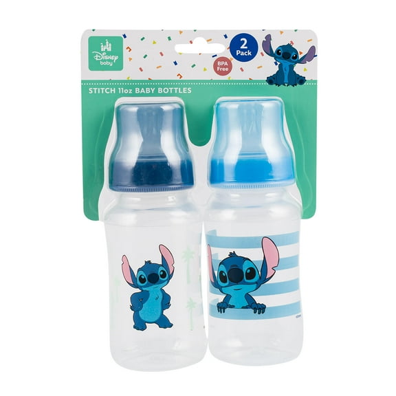 Disney Stitch 2pk 11oz Baby Bottles- PALM, BPA FREE