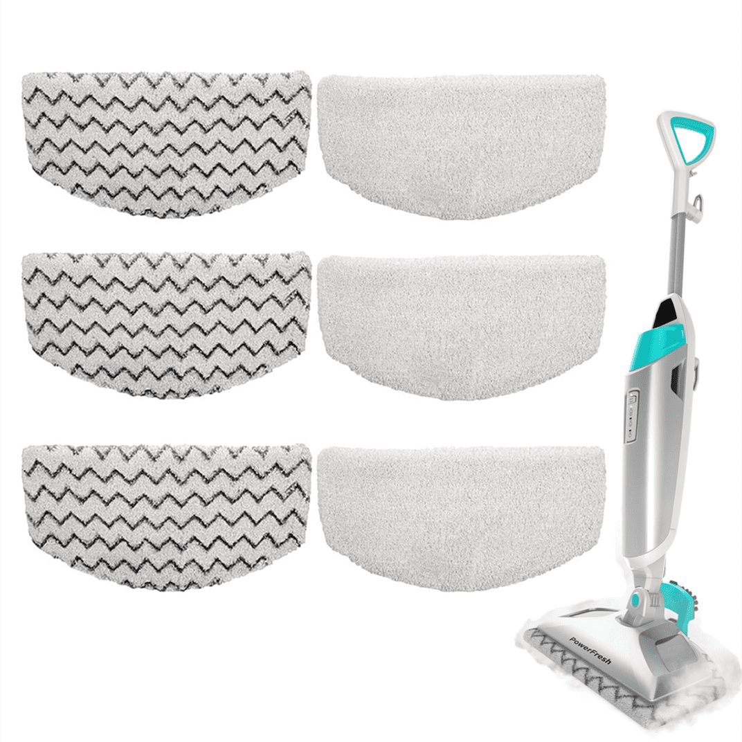 6 Pack Steam Mop Pads for Bissell Powerfresh 1940 1544 1440 Series