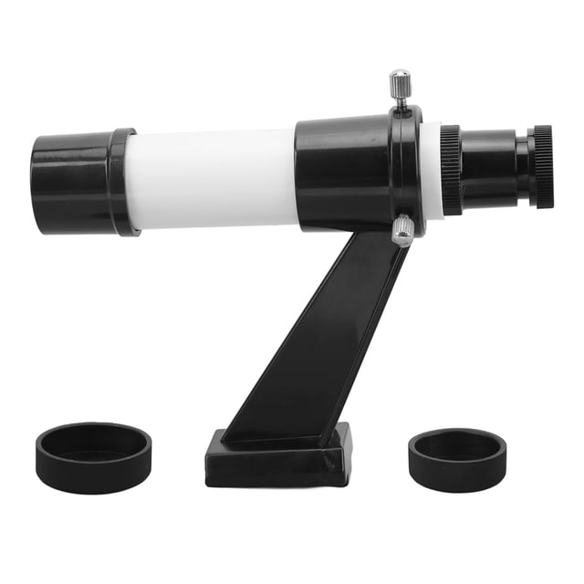 Finder Scope, Astronomical Telescope Finder Scope Lightweight 5X Simple Operation Plastic Barrel With Inline Base Stand For Observation