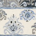 thumbnail image 6 of SAFAVIEH Suzani Audra Southwestern Wool Area Rug, Blue/Ivory, 3' x 5', 6 of 7