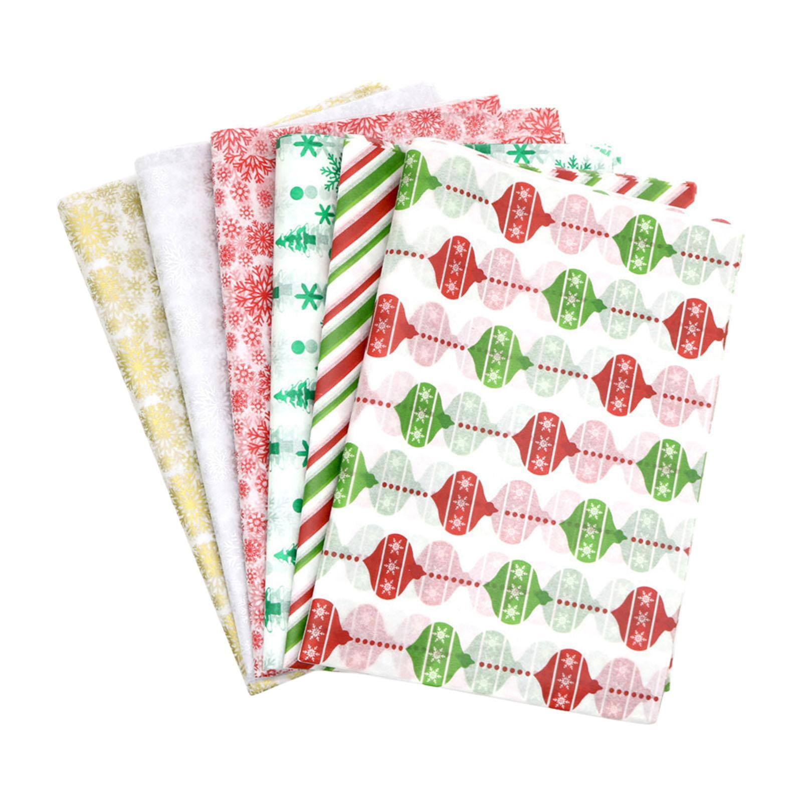 Sharprepublic Christmas Tissue Paper Sheets Decor Wrapping Papers for Engagement Valentine