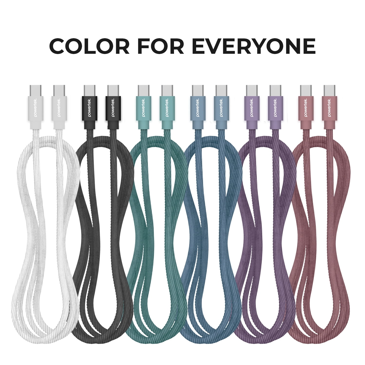 Liquipel Powertek Corduroy USB-C to USB-C - Green