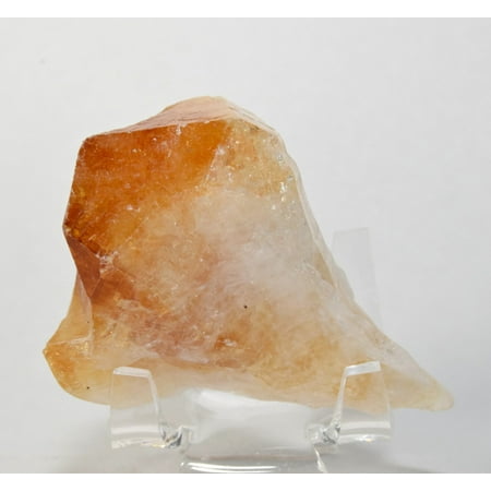 Specimen Brazil (425 Carat Orange Citrine Point Natural Druzy Mineral Sparkling Quartz Crystal Mineral Specimen -)