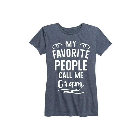 Instant Message - My Favorite People Gram - Women's Short Sleeve Graphic T-Shirt