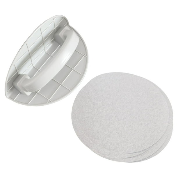 Lijadora de esquinas para paneles de yeso Kit de lijadora de detalles de mano Ligera Empuñadura ergonómica Semi con papel cuadriculado de 320