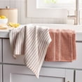 thumbnail image 2 of Better Homes & Gardens Terracotta Clay Waffle Kitchen Towel 2 Pack, 2 of 5