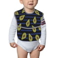 thumbnail image 6 of Bingfone Mess-Proof Baby Bib - Waterproof Bib For Baby Boy Or Girl With Food Catcher Pocket, Unisex-Avocado, 6 of 8