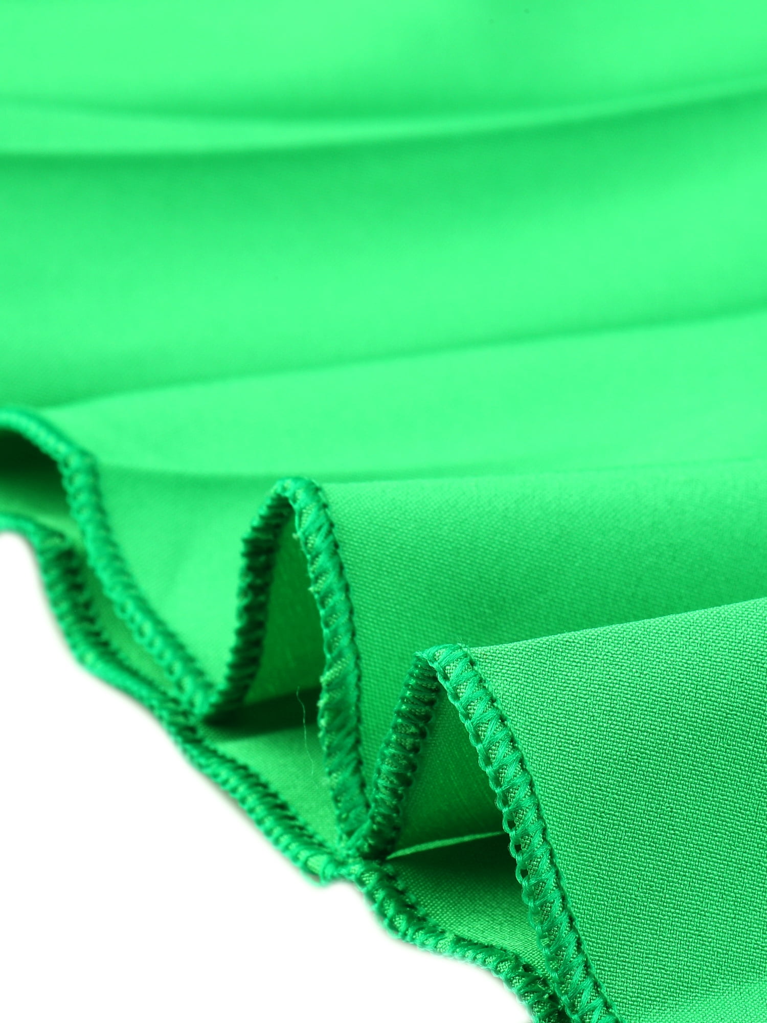 DARING DIVA Women's Elegnat Elastic High Waist Flowy A-Line Maxi Skirt 2XL Green