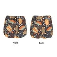 thumbnail image 3 of Balery Turtles and Sea Plants Pantalones cortos deportivos para mujer con forro y dos bolsillos, elásticos, para entrenamiento, gimnasio, yoga-Large, 3 of 7