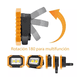 thumbnail image 2 of Lámpara Recargable De Trabajo Amarillo, 2 of 3