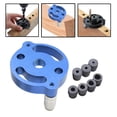 thumbnail image 4 of Rongfmy 2-10mm Trou de Perceuse Multi-Modèle Règle Outil Guide de Perceuse pour Bois Option1 Bleu, 4 of 9