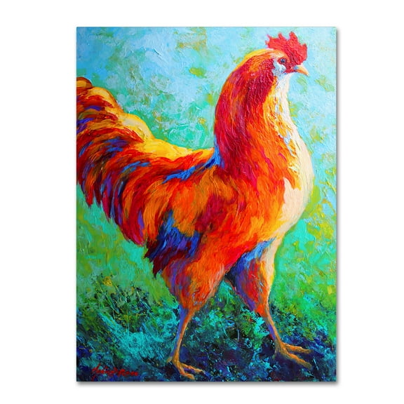Trademark Fine Art 'Narcissus Rooster' Canvas Art by Marion Rose