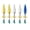 Mixed Color 3.2g, variant on YIGSECU 5pcs Fly Metal Fly Fishing Baits Fishing Tackle Spoon Spinner Sequins Baits with Propellers Fly Lures
