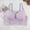 Purple, variant on HOMBOM Bras for Women No Underwire Lightly Lined Underwire Bras Beige Full Coverage Spaghetti Straps Breathable Brassiere 28B