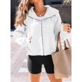 thumbnail image 2 of Womens Zip Up Hoodies Fleece Jackets Oversized Sweatshirts Fall Fashion Outfits 2024 Sweaters Winter Clothes, 2 of 6