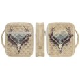 thumbnail image 2 of ZUXONGSY Deer Skull Snow Mountain Print Bible Case for Women Lightweight Bible Carrying Case Stylish Handbag with Handle Christian Tote Bag for Daily Commuter, 2 of 7
