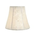 thumbnail image 5 of Aspen Creative 30272-6 Small Bell Shape Chandelier Clip-On Lamp Shade Set (6 Pack), Transitional Design in Ivory, 5" bottom width (3" x 5" x 4" ), 5 of 7