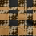 thumbnail image 1 of oneOone Cotton Silk Brown Fabric Tartan Dress Material Fabric Print Fabric By The Yard 42 Inch Wide, 1 of 4
