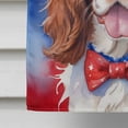 thumbnail image 6 of Welsh Springer Spaniel Patriotic American House Flag, 6 of 7