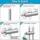 thumbnail image 4 of 18-25mm Adjustable Replacement Shower Head Holder Bracket, 360adjustable, 4 of 4