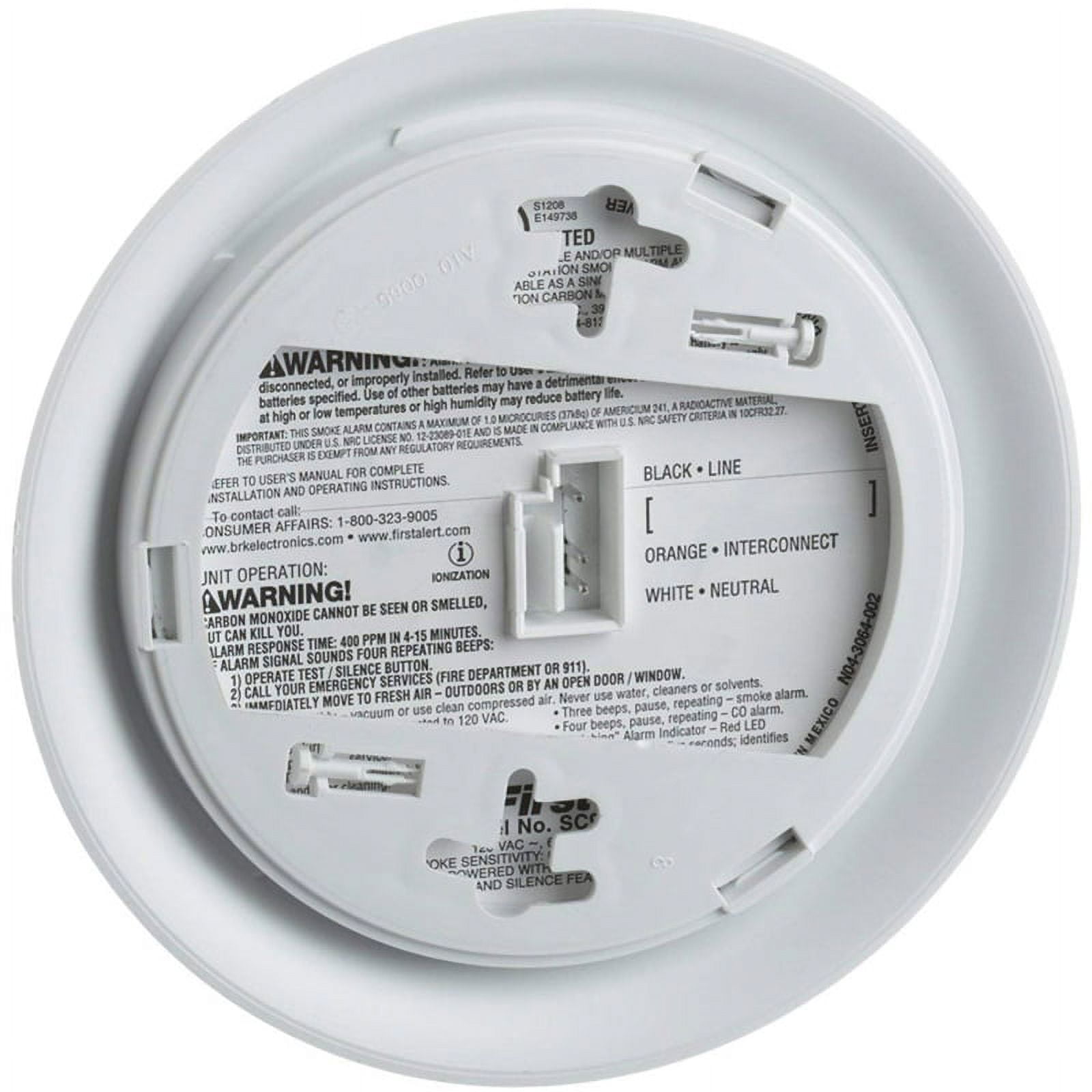 First Alert BRK SC9120B (2 pack) Smoke & Carbon Monoxide Detector w/ Batt Backup