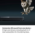 thumbnail image 4 of Sennheiser AMBEO Soundbar Plus for TV and Music with Immersive 3D Surround Sound, Virtual 7.1.4 Speaker Setup, Built-in Dual Subwoofers, Advanced Streaming Connectivity, Night Mode, Black, 4 of 5