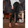 thumbnail image 3 of IUGA Leggings de Talle Alto para Mujer Leggings de Entrenamiento para Correr con Bolsillo Interior Pantalones de Yoga para Mujer Negro, 3 of 5