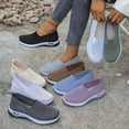 thumbnail image 5 of IEMIEMIEM Orthopedic Dress Shoes for Women Arch Support Slip on Non Slip Sneakers Wide Mesh Stretch Server Shoes Comfortable 2026 Foam Shoes Dark Gray 9 Wide, 5 of 5