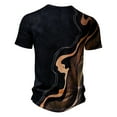 thumbnail image 5 of Nmnitkp Mens T-shirts Fashionable and Cool Men's Muscle T-Shirt Pleated Raglan Sleeve Bodybuilding Gym Tee Short Sleeve Fashion Workout Shirts Hipster Shirt （Plus Size）, 5 of 5