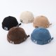 thumbnail image 2 of Gorro infantil de pana de otoño bordado para niños y niñas, gorro de melón con personalidad, forma cóncava, sombrero pirata, 2 of 6