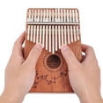 thumbnail image 3 of Muspor Kalimba 17-key Mahogany Thumb Piano Kalimba Finger Piano Musical Instrument For Performance Recording, 3 of 8