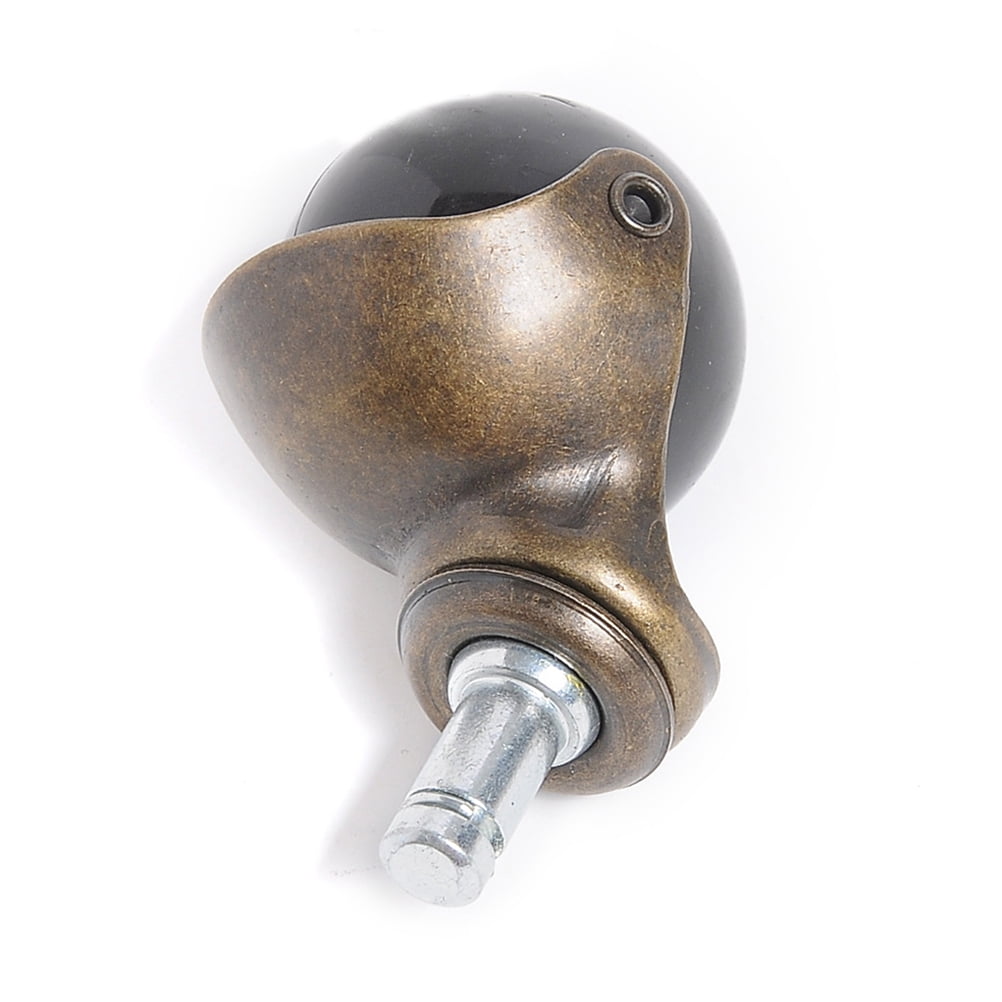 FELTECHELECTR 4Pcs Antique Bronze Chair Caster Wheels for Furniture with Quiet Swivel Action